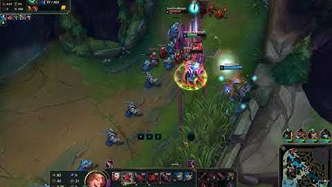 Thresh hook through a minion