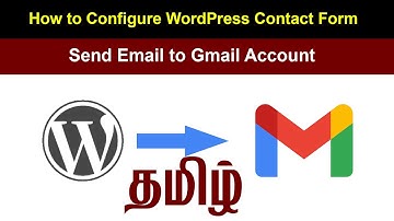 How to Configure WordPress Contact Form in Tamil