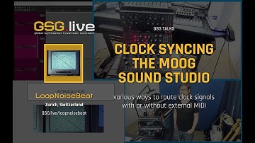 Clock Syncing the Moog Sound Studio with LoopNoiseBeat