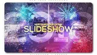 Full New Year Countdown Slideshow | Opener - After Effects Template News