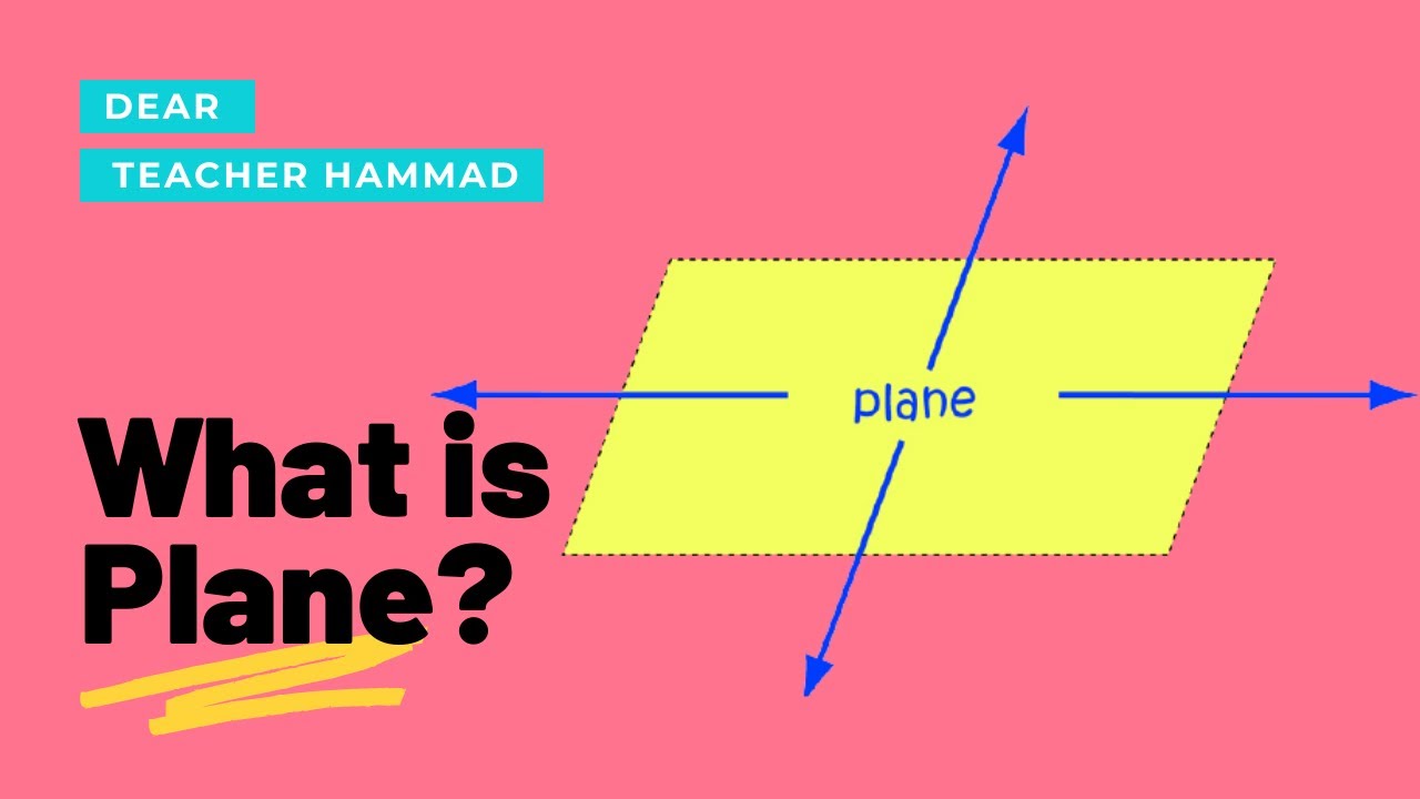 What is plane? Plane in geometry Dear Teacher Hammad YouTube