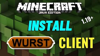 How To Install Best Hack Client in Minecraft | WURST Client Download in Minecraft 1.19+ | Tech Sperm