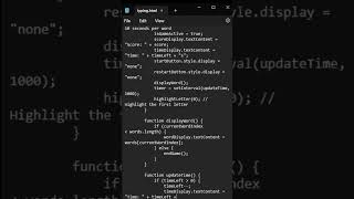 Typing master game #html #css #java screenshot 1