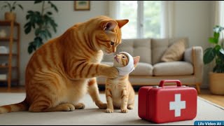 A Mother's Love ❤️ | Injured Kitten Gets Tender Care After Bike Fall screenshot 5