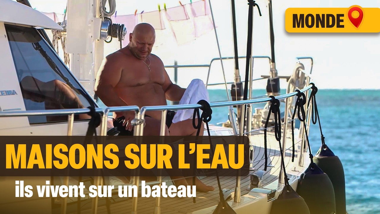 Bateaux-maisons : ces Français vivent sur des bateaux de LUXE