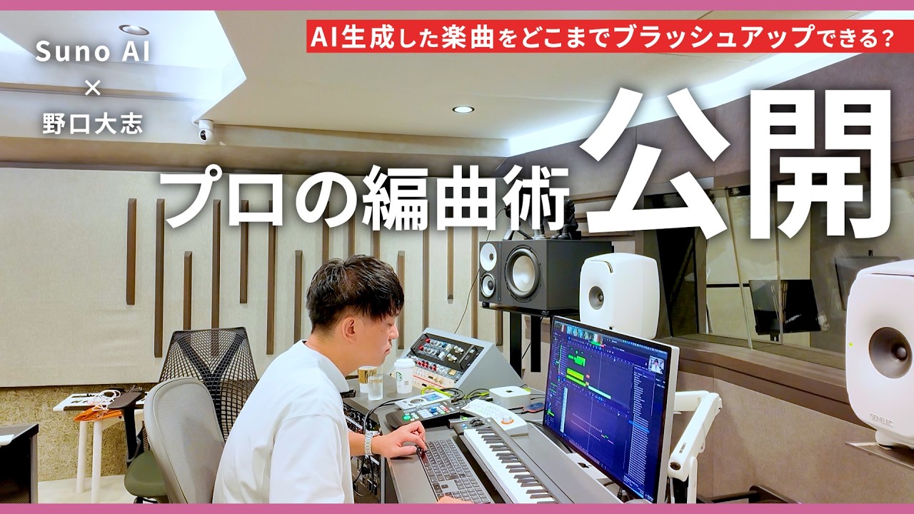 【全部見せます】生成AIが作った曲をプロがガチ編曲！