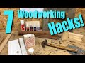 7 Woodworking Hacks! w/ SuperGlue , Coffee and Baking Soda!