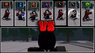TSB ALL Characters VS Outsider | The Strongest Battlegrounds