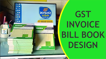 Gst Invoice Bill Book Design | How To Make Bill Book Design In Coreldraw | Coreldraw Tutorial