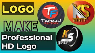 How To Make Professional HD logo | YouTube channel logo kaise banaye