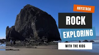 Cannon Beach: Exploring the beach with our children #haystackrock || Episode 57