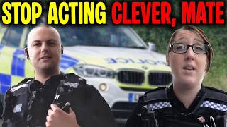 UK Police Lose Control When Auditor Stands Firm!  Shocking Footage