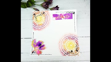 Unity Quick Tip: 4 Scrapbook Layouts with Stamped DIY Embellishments