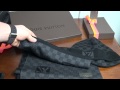 Louis Vuitton Damier Graphite Wool Scarf and Hat