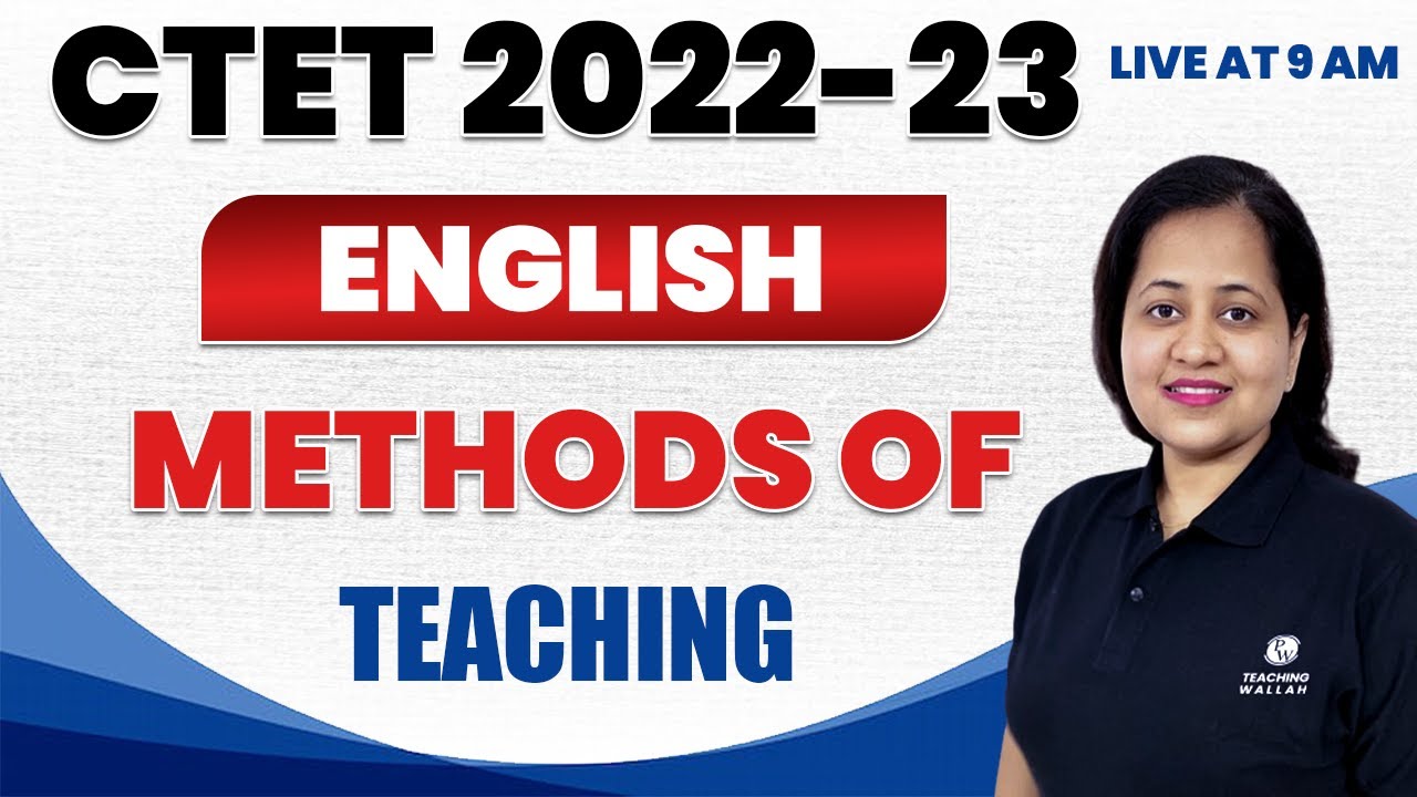 Methods of Teaching MCQ | English for CTET 2023 | English for CTET Exam ...