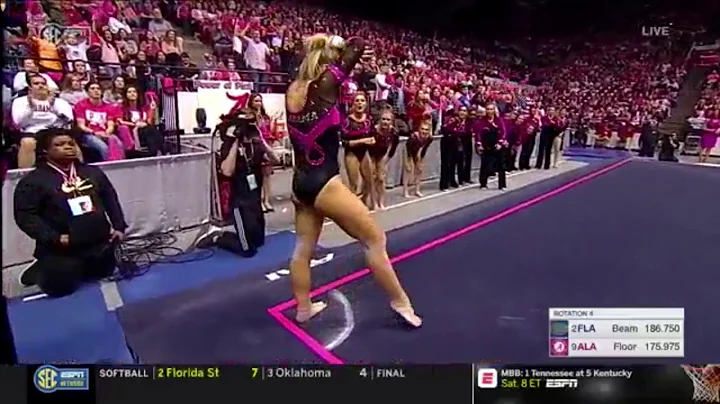 Emily Gaskins (Alabama) 2019 Floor vs Florida 9.875