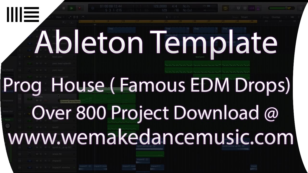 Ableton Template - Audio Engineering - Famous EDM Drops by EDMLabs