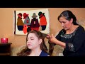 ASMR hair play/brushing massage with Esperanza for tingles, relaxation & sleep 😌