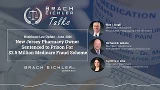 New Jersey Pharmacy Owner Sentenced to Prison For $2.5 Million Medicare Fraud Scheme