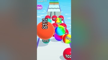 Ball Run 2048 New Update #androidgame #iosgameplay #shorts