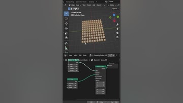 Geometry nodes blender tutorial | instance on points | #shorts #blender #animation