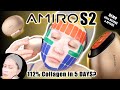 Amiro s2 facial rf skin tightening device  demo w before  after results