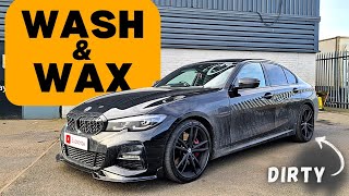 Cleaning a Dirty BMW 3 Series Wash & Wax - Exterior Auto Detailing