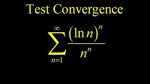 Choose the root test when your series has powers of n!  (ln n)^n/n^n with L