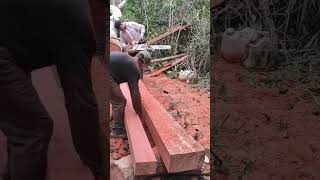 Splitting Wood Into Blocks Using A Cutting Tool With Additional Dimensions