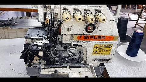 4 Thread Overlock Machine Threading in [Tamil] | Siruba | Beginners  |