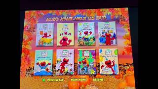 Sesame Street Halloween triple feature dvd menu walkthrough 