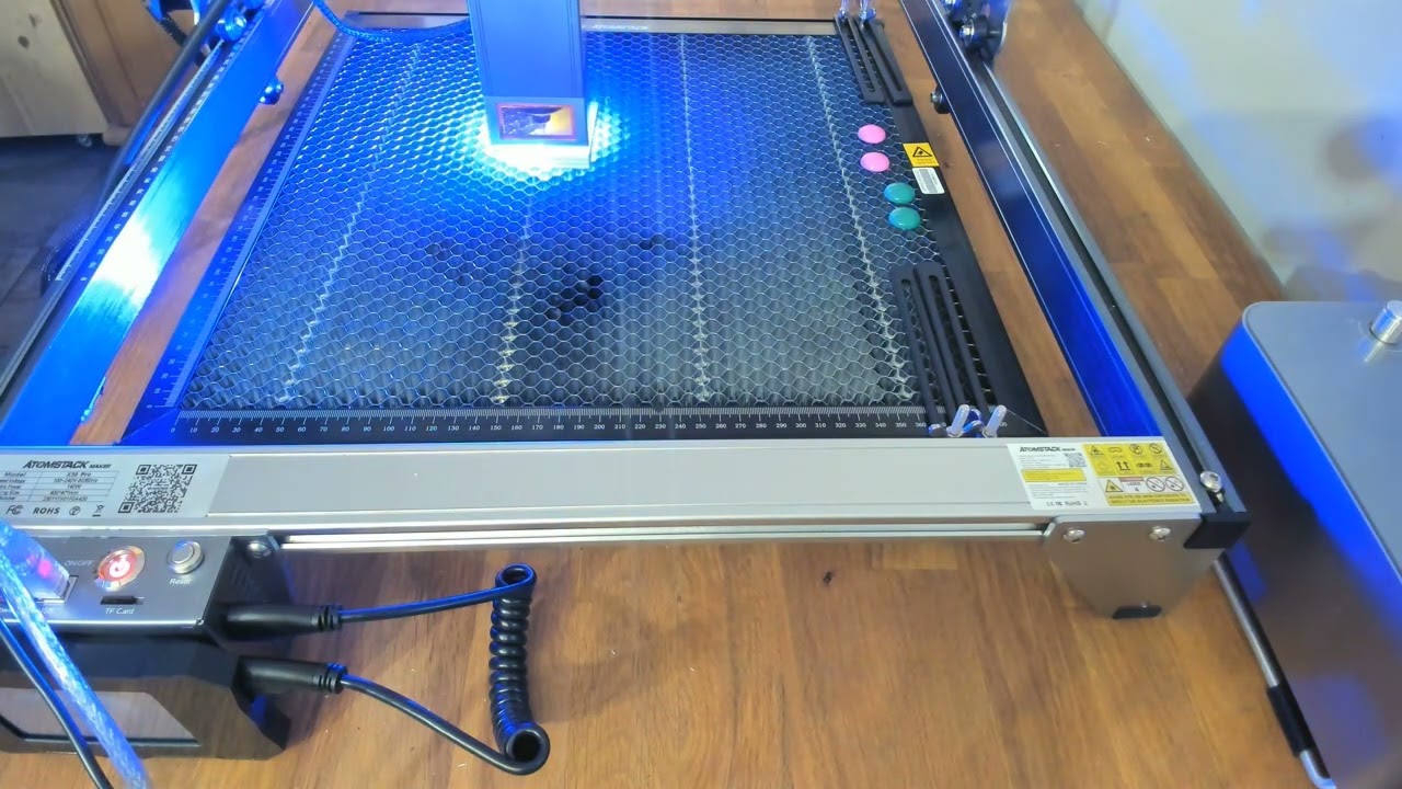 Atomstack X30 Pro Laser Engraving and Cutting Machine - 12 mm plywood cut  test 