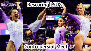 Rescoring LSU's Controversial 198.475 Meet