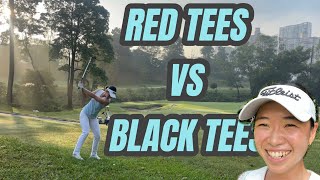 Golfing with Gen: The Front Tees vs The Tips; What Would I Shoot? 🫣