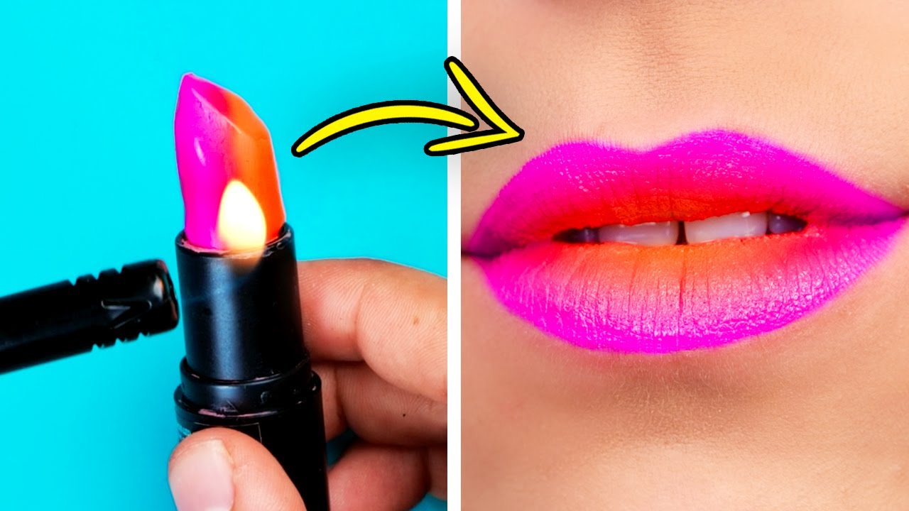 28 Hacks For A Beautiful Makeup || Lipstick, Eyeliner, And Blush Tricks