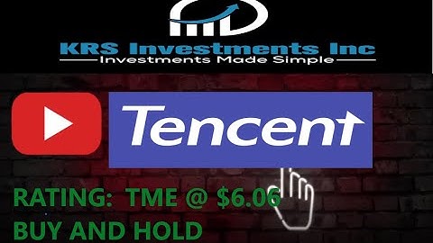 is TENCENT MUSIC STOCK (TME) A BUY AND HOLD LONG TERM STOCK WATCH VIDEO TO LEARN MORE.