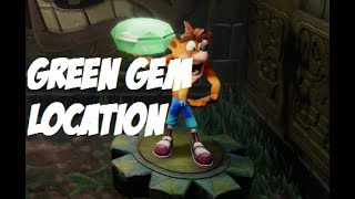 Crash Bandicoot Green Gem Location - The Lost City Walkthrough screenshot 5
