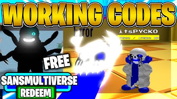 ALL *NEW* SECRET OP CODES in SANS MULTIVERSAL BATTLES! [LAST CODE!] Roblox (AUGUST 2020)