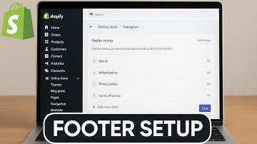 How To Set Up Footer in Shopify | Step By Step