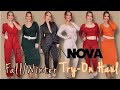 Fashion Nova Dressy/Fall/Winter Try-On Haul! | Small-Midsize | Jenavie Christine