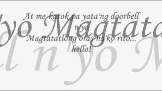 Video thumbnail of "kung ayaw mo huwag mo lyrics"