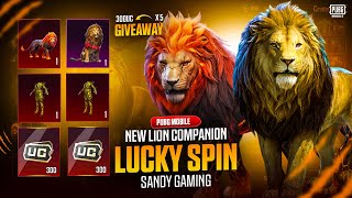 LION BUDDY LUCKY SPIN | HOLA BUDDY SPIN | 5 RP GIVEAWAY IN PUBGMBOBILE