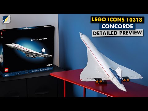 LEGO Icons 10318 Concorde detailed preview
