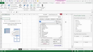 Hướng dẫn sử dụng Pivot Tables trên Excel 2013