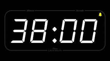 38 MINUTE - TIMER & ALARM - Full HD - COUNTDOWN