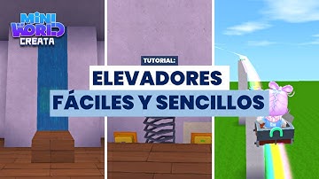 ¡Crea los mejores ELEVADORES de Mini World! | Tutorial
