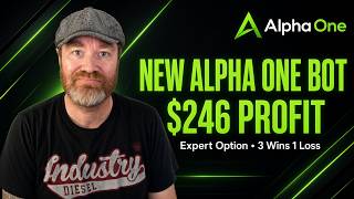 The NEW Alpha One Bot for Expert Option! AI Live Test
