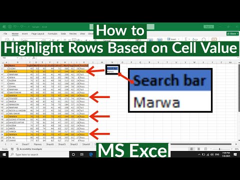 How to Highlight Rows Based on Cell Value In Excel | Auto Highlight Row Based on Cell Value in Excel