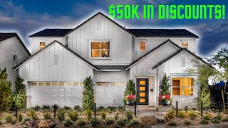 HUGE SAVINGS | Modern Farmhouse in Skye Canyon | Toll Brothers Vista Rossa Montoro Plan | $672,995 