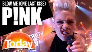 P!NK performs 'Blow Me (One Last Kiss)' | TODAY Show Ausrtalia